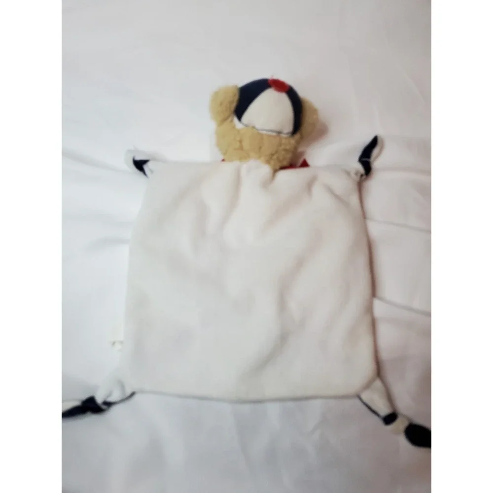 Bearington Baby Baseball‎ Teddy Bear Wee Lil Slugger Lovey Security Blanket Knot